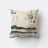 Vintage Japanese Calligraphy Art (11) クッション (裏面)