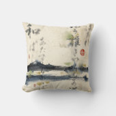 Vintage Japanese Calligraphy Art (11) クッション (正面)
