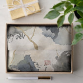 Vintage Japanese Calligraphy Art (1) 薄葉紙 (ギフト)