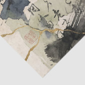 Vintage Japanese Calligraphy Art (1) 薄葉紙 (詳細)