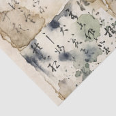 Vintage Japanese Calligraphy Art (2) 薄葉紙 (詳細)