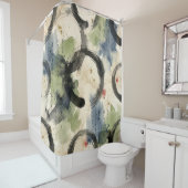 Vintage Japanese Calligraphy Art (3) シャワーカーテン (インサイチュ)