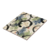 Vintage Japanese Calligraphy Art (3) タイル (側面)