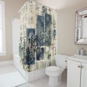 Vintage Japanese Calligraphy Art (4) シャワーカーテン (インサイチュ)