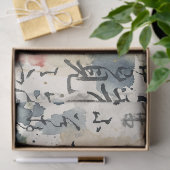 Vintage Japanese Calligraphy Art (5) 薄葉紙 (ギフト)