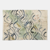 Vintage Japanese Calligraphy Art (6) キッチンタオル (横)