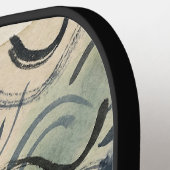 Vintage Japanese Calligraphy Art (6) ピックルボールラケット (左詳細)