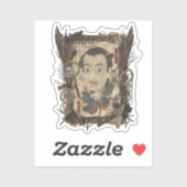 Vintage Japanese Gothic Collage – シール (シート)