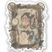 Vintage Japanese Gothic Collage – シール (正面)