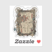 Vintage Japanese Gothic Collage – シール (シート)