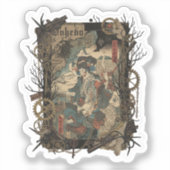 Vintage Japanese Gothic Collage  シール (正面)