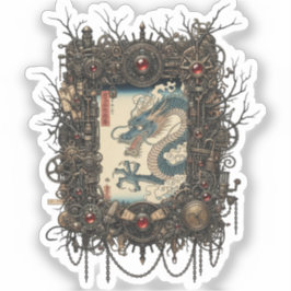 Vintage Japanese Gothic Collage  Sticker シール