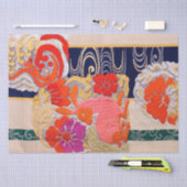 Vintage Japanese Rabbit Design 薄葉紙 (クラフト)