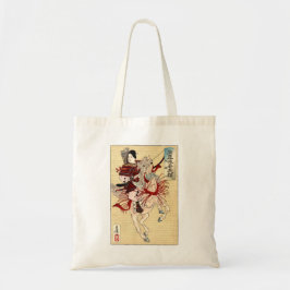 Vintage Japanese Ukiyo-e Art The female warrior トートバッグ