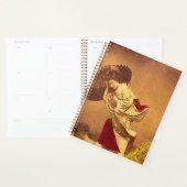 Vintage Japanese woman in the wind プランナー手帳 (ディスプレー)