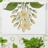 Vintage Jasmine キッチンタオル (折り畳み)