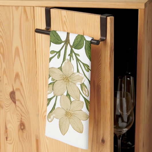 Vintage Jasmine キッチンタオル (三つ折り)