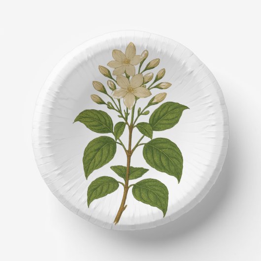 Vintage Jasmine ペーパーボウル (正面)