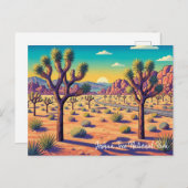 Vintage Joshua Tree National Park ポストカード (正面/裏面)