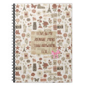 vintage journal ノートブック (正面)