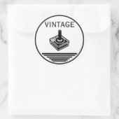 VINTAGE Joystick ラウンドシール (バッグ)