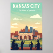 Vintage Kansas City ポスター (正面)