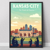 Vintage Kansas City ポスター