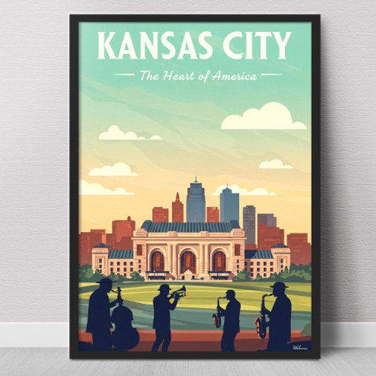 Vintage Kansas City ポスター