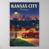 Vintage Kansas City ポスター (正面)