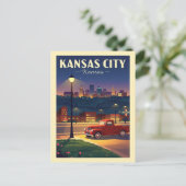 Vintage Kansas City ポストカード (スタンド正面)