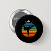 Vintage Karate Clothing - Sunset Karate 缶バッジ (正面&裏面)