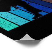 Vintage Karate Kick Boxing Hob  ポスター (角)