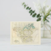 Vintage Karte Österreich Wien | Erdberg um 1836 ポストカード (スタンド正面)