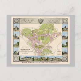 Vintage Karte Österreich Wien | Landstrasse1830 ポストカード