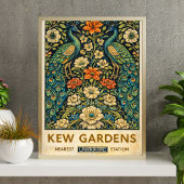 Vintage Kew Gardens Peacock Poster ポスター