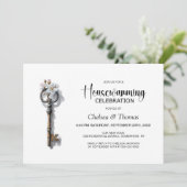 Vintage Key Housewarming Party 招待状 (スタンド正面)