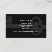 Vintage Key Real Estate 名刺 (裏面)