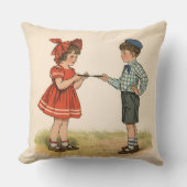 Vintage Kids  クッション (正面)