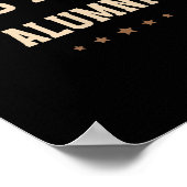 Vintage Kids Table Alumni Thanksgiving Fall Season ポスター (角)