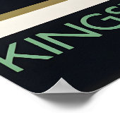 Vintage Kingston London Travel Poster Kingston ポスター (角)