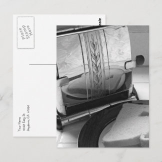 Vintage Kitchen Toaster Editble Return Address ポストカード