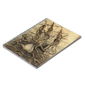 Vintage Kraken Print ノートブック (左側)