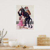 Vintage Krampus ポスター (キッチン)