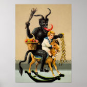 Vintage Krampus Art ポスター (正面)