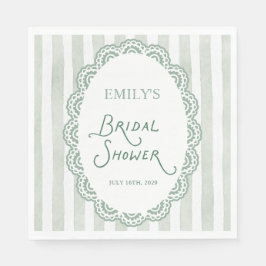 Vintage Lace Bridal Shower Napkins スタンダードランチョンナプキン