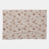 Vintage Lace Heart Strings キッチンタオル (横)