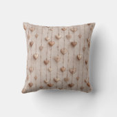 Vintage Lace Heart Strings クッション (裏面)