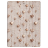 Vintage Lace Heart Strings クリップボード (裏面)