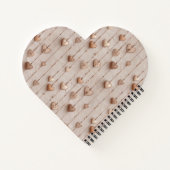 Vintage Lace Heart Strings ノートブック (裏面)