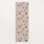 Vintage Lace Heart Strings ヨガマット (裏面)